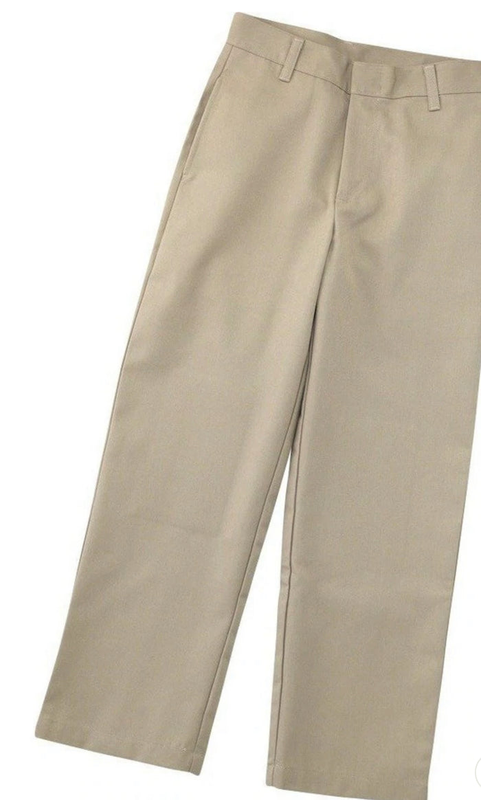 Khaki Cotton FF Pant - Men’s