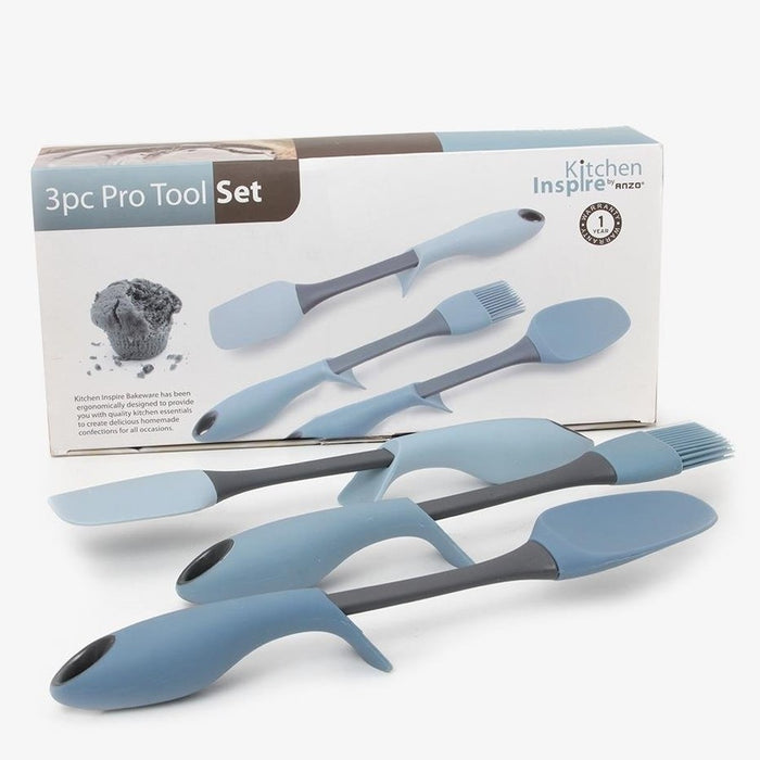 Kitchen Inspire 3 Piece Pro Baking Set - Blue