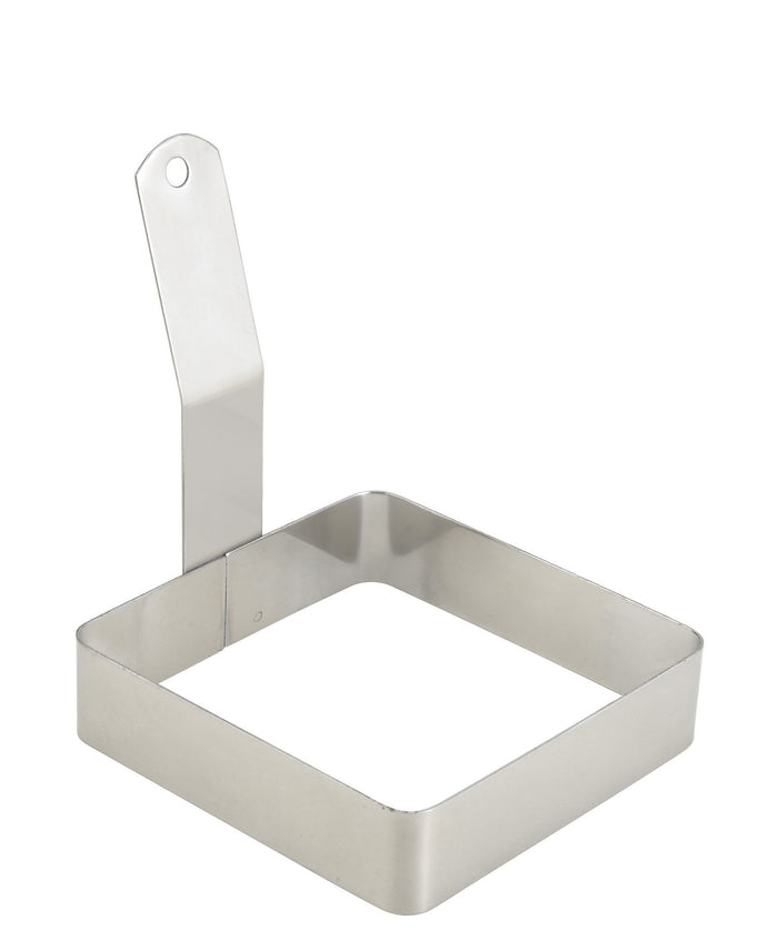 Kitchen Life 10cm Egg Ring Square - Silver
