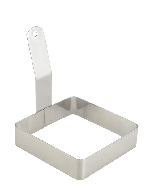Kitchen Life 10cm Egg Ring Square - Silver