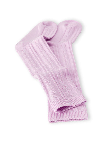 Knee High Socks in Thistle on a white background