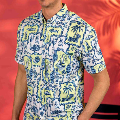 RSVLTS RSVLTS Short Sleeve Shirt La Dolce Vita – KUNUFLEX Short Sleeve Shirt La Dolce Vita – KUNUFLEX Short Sleeve Shirt