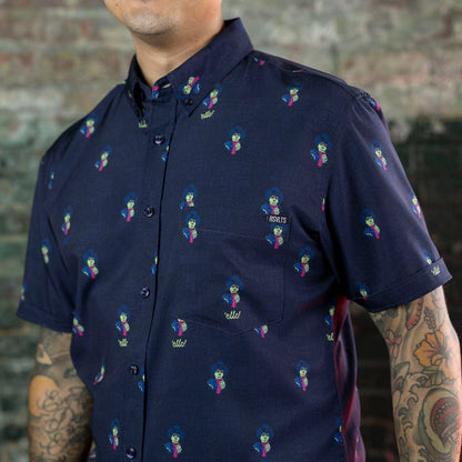 RSVLTS RSVLTS Labyrinth "Ello!" – KUNUFLEX Short Sleeve Shirt