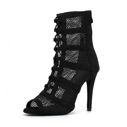 Leana noir - Talons stilettos - Personnalisable Joheela - Heels dance shoes - Chaussure de danse talon