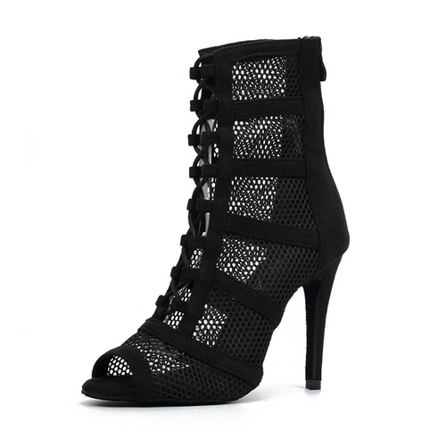 Leana noir - Talons stilettos - Personnalisable Joheela - Heels dance shoes - Chaussure de danse talon
