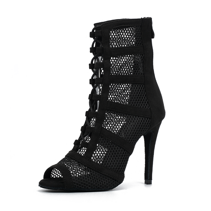 Leana noir - Talons stilettos - Personnalisable Joheela - Heels dance shoes - Chaussure de danse talon