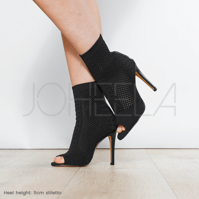 Lou noir - Talons stilettos - Personnalisable