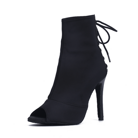 Louane noir - Talons stilettos - Personnalisable Joheela - Heels dance shoes - Chaussure de danse talon