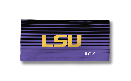 Louisiana State University: Gradient Stripe Big Bang Lite Headband - View 3