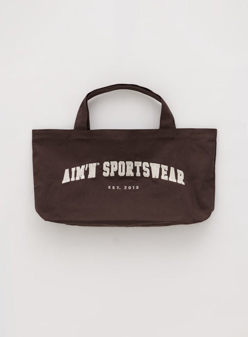 Macchiato Varsity Tote Bag
