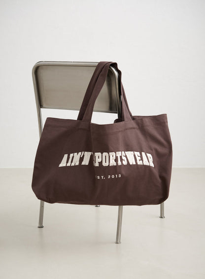 Macchiato Varsity Tote Bag