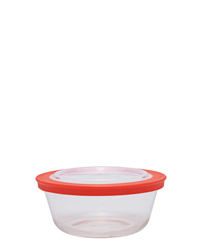 Marinex Bowl Round With Plastic Lid 600ml - Red