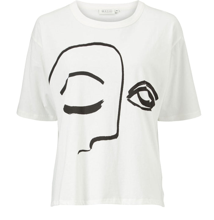 Masai Cream Doreann Top - Dotique - Masai