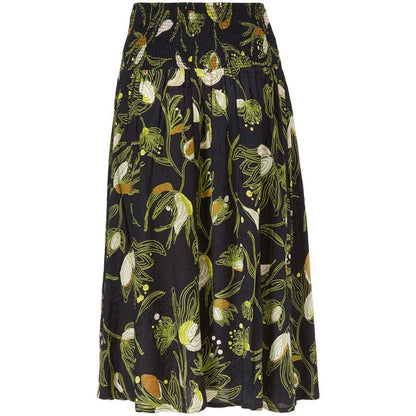 Masai Green Sheen Sondra Skirt Back | Dotique