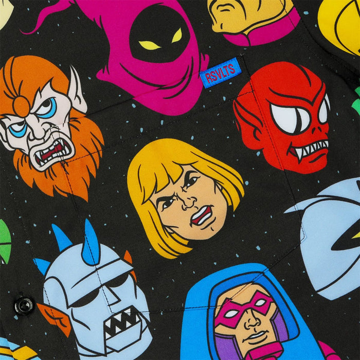 RSVLTS He-Man and the Masters of the Universe Short Sleeve Shirt Masters of the Universe™ "Faces of the Fight" – KUNUFLEX Short Sleeve Shirt Masters of the Universe™ "Faces of the Fight" – KUNUFLEX Short Sleeve Shirt