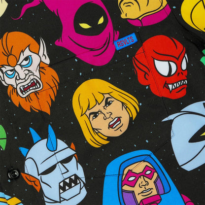 RSVLTS He-Man and the Masters of the Universe Short Sleeve Shirt Masters of the Universe™ "Faces of the Fight" – KUNUFLEX Short Sleeve Shirt Masters of the Universe™ "Faces of the Fight" – KUNUFLEX Short Sleeve Shirt