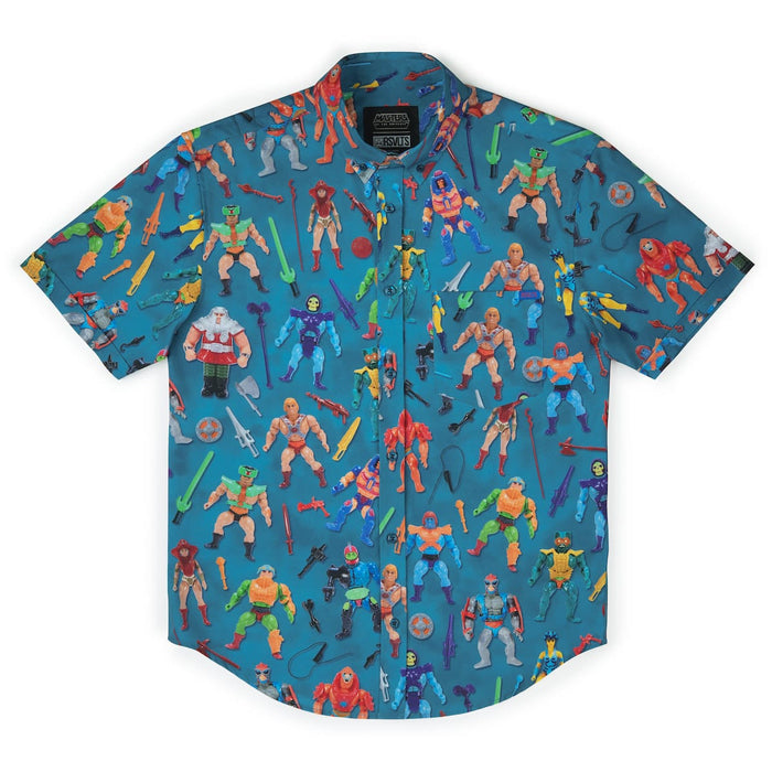 RSVLTS He-Man and the Masters of the Universe Short Sleeve Shirt Masters of the Universe™ "Figures Sold Separately" – KUNUFLEX Short Sleeve Shirt Masters of the Universe™ "Figures Sold Separately" – KUNUFLEX Short Sleeve Shirt