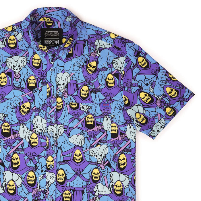 RSVLTS XS He-Man and the Masters of the Universe Short Sleeve Shirt Masters of the Universe™ "Nyahahaha!" – KUNUFLEX Short Sleeve Shirt Masters of the Universe™ "Nyahahaha!" – KUNUFLEX Short Sleeve Shirt