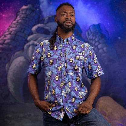 RSVLTS He-Man and the Masters of the Universe Short Sleeve Shirt Masters of the Universe™ "Nyahahaha!" – KUNUFLEX Short Sleeve Shirt Masters of the Universe™ "Nyahahaha!" – KUNUFLEX Short Sleeve Shirt