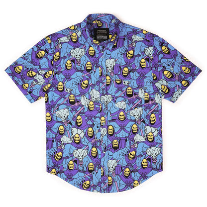RSVLTS He-Man and the Masters of the Universe Short Sleeve Shirt Masters of the Universe™ "Nyahahaha!" – KUNUFLEX Short Sleeve Shirt Masters of the Universe™ "Nyahahaha!" – KUNUFLEX Short Sleeve Shirt