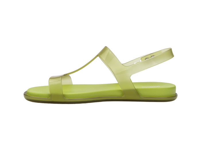 Melissa Adore Green Flat Sandal for Women – Stylish and Comfortable Footwear
