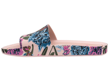 Melissa Beach Flat Pink Slide for Women