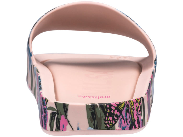Melissa Beach Flat Pink Slide for Women