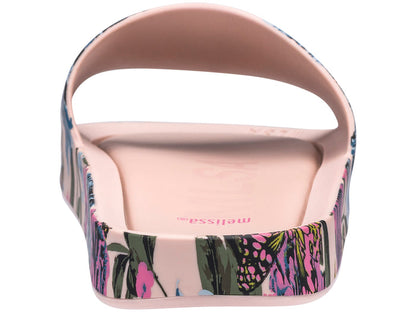Melissa Beach Flat Pink Slide for Women
