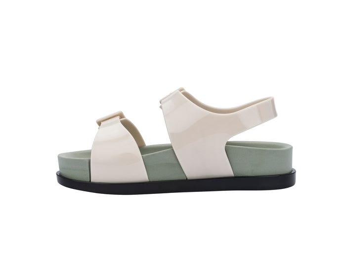 Melissa Beige Wide Platform Sandal for Women – Stylish and comfortable platform sandals with a wide strap design, perfect for adding a trendy touch to any outfit.