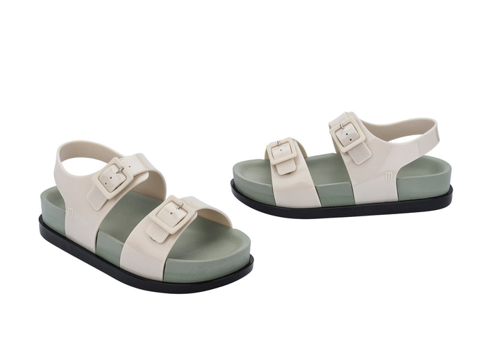 Melissa Beige Wide Platform Sandal for Women – Stylish and comfortable platform sandals with a wide strap design, perfect for adding a trendy touch to any outfit.