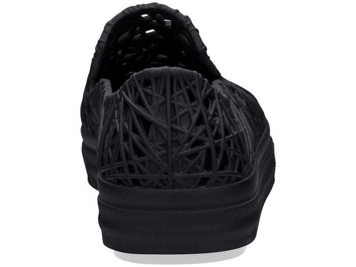 Melissa Campana casual slip-on unisex black sneaker with comfortable fit and stylish design