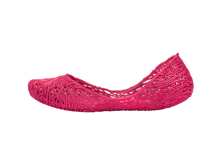 Melissa Campana Flow Pink Flat Women Ballerinas â€“ Stylish, lightweight, and comfortable woven design ballet flats for women, perfect for casual and everyday wear.