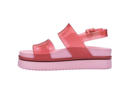Melissa Cosmic Strappy Red Pink Platform Sandal for Women – Trendy and comfortable strappy sandals with a platform sole, perfect for casual and stylish looks.