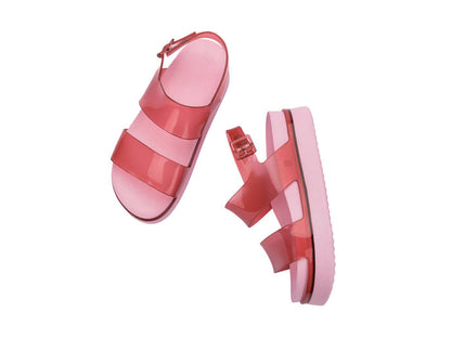Melissa Cosmic Strappy Red Pink Platform Sandal for Women – Trendy and comfortable strappy sandals with a platform sole, perfect for casual and stylish looks.