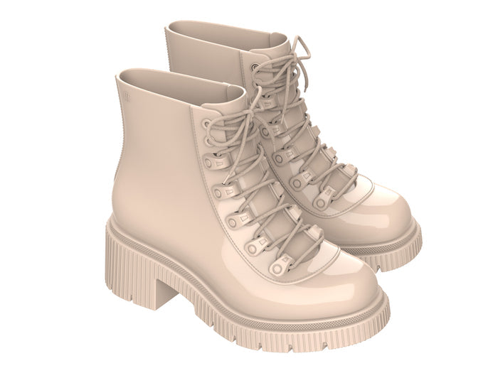 Melissa Cosmo Beige High Ankle Boots for Men and Women – Stylish Unisex Comfortable Casual Boots
