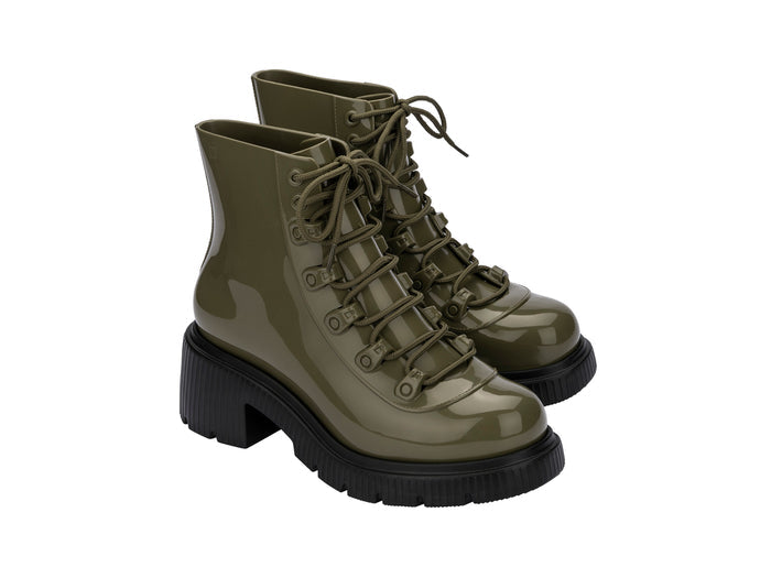 Melissa Cosmo Dark Green High Ankle Boots for Men and Women – Stylish Unisex Comfortable Casual Boots