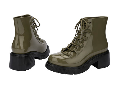 Melissa Cosmo Dark Green High Ankle Boots for Men and Women – Stylish Unisex Comfortable Casual Boots