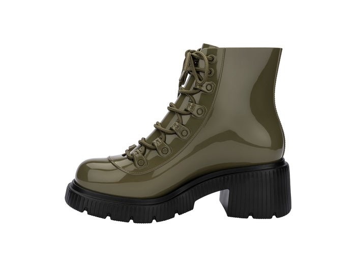 Melissa Cosmo Dark Green High Ankle Boots for Men and Women – Stylish Unisex Comfortable Casual Boots