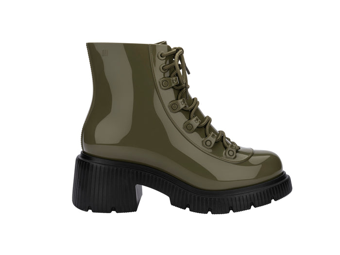 Melissa Cosmo Dark Green High Ankle Boots for Men and Women – Stylish Unisex Comfortable Casual Boots