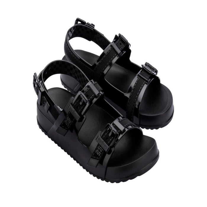 Melissa Cozy Buckle Strap Black Women Sandal