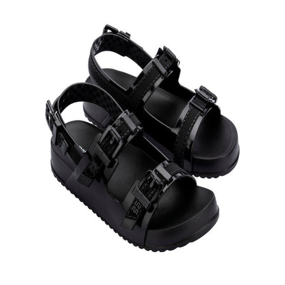 Melissa Cozy Buckle Strap Black Women Sandal