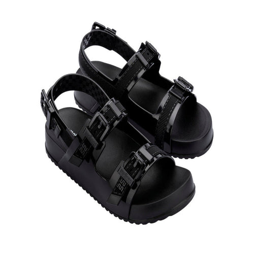 Melissa Cozy Buckle Strap Black Women Sandal