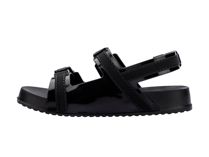 Melissa Cozy Buckle Strap Black Women Sandal