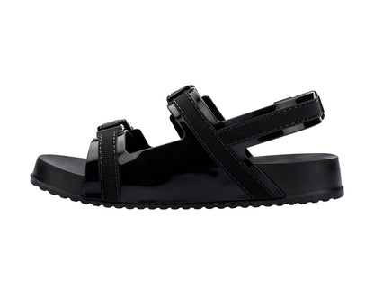 Melissa Cozy Buckle Strap Black Women Sandal