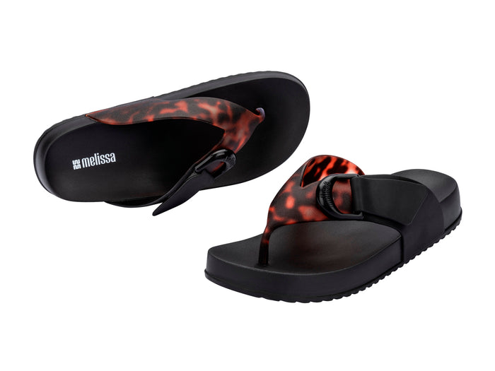 Melissa Cozy Thong Flipflop Black Slipper