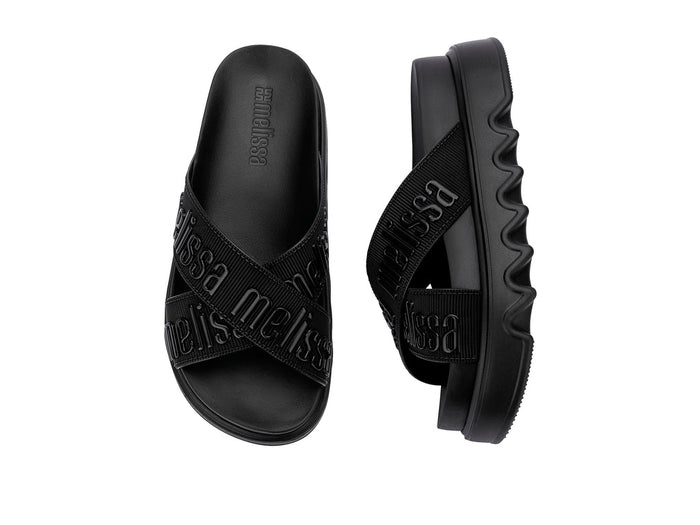 Melissa Cross M Lover Platform Slipon Black Slide For Women