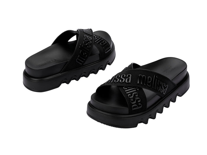 Melissa Cross M Lover Platform Slipon Black Slide For Women