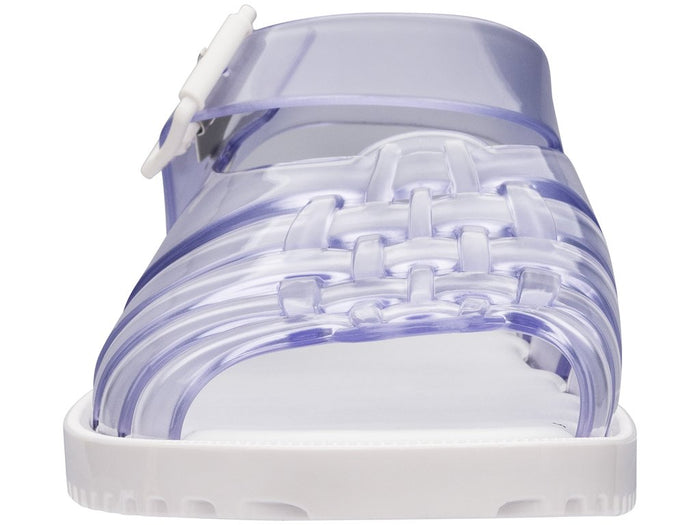 Melissa Francxs clear white sandals for girls and boys, lightweight unisex kids sandals