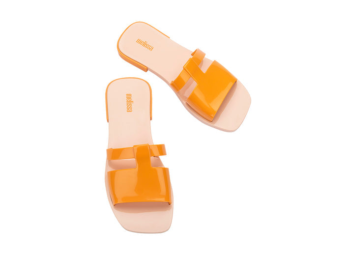 Melissa Ivy AD Orange Flat Slide For Women