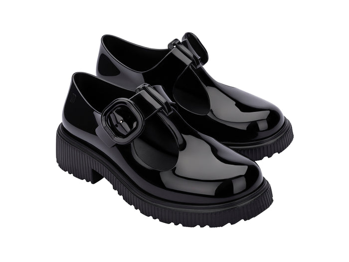 Melissa Jackie Black Buckle Boots For Women